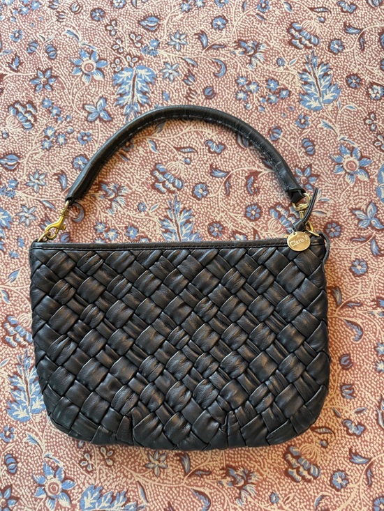 Clare V. Handbags - Clare V. Petite Moyen woven black bag